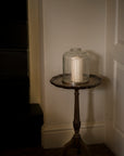 Handblown Candle Dome | Large, Scandi Stripe