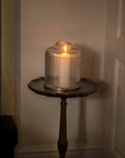 Handblown Candle Dome | Large, Reeded