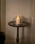 Handblown Candle Dome | Medium, Scandi Stripe