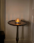 Handblown Candle Dome | Small, Scandi Stripe