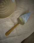 Antique Style Brass Cake Slice