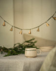 Hand Painted Wreath Mug