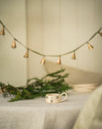 Hand Painted Holly Tea Light Holder