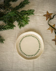 Hand Painted Wreath Snack Plate
