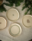 Hand Painted Pine Snack Plate