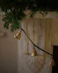 Bell Garland on velvet ribbon