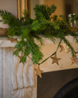 Star Garland on velvet ribbon