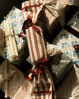 Refillable Christmas Crackers – Stripe in Winter Berry