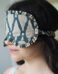 Blockprint Eye Mask - Indian Teal