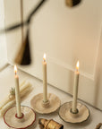 Scalloped Ceramic Candle Cup