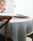 Herringbone Tablecloth | Burnt Olive