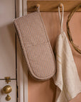 Seersucker Stripe Double Oven Glove | Ginger
