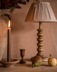 Tall Rust Dinner Candle holder