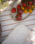 The Provence Stripe Napkins | Natural Stripe