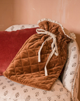 Indian Cotton Velvet & Linen Hot Water Bottle | Ginger