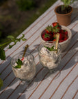 Handblown Glass Tumbler 250ml - Scalloped