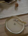 Hand Painted Holly Snack Plate
