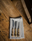 Wooden Handled Cheese & Pickle Set