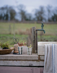 Washed Stripe Coffee Beaker | Forest
