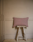 Block Print Star Flower Cushion | Mulberry & Denim