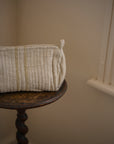 Timeless Linen Pouch | Antique Cream