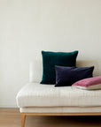 Unari Velvet Cushion | Pine