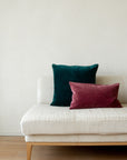 Unari Velvet Cushion | Pine