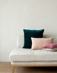 Unari Velvet Cushion | Pine