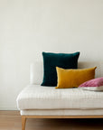 Unari Velvet Cushion | Pine