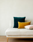 Unari Velvet Cushion | Pine