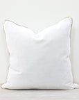 Unari Velvet Cushion | Chalk