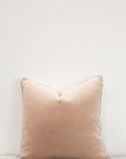 Unari Velvet Cushion | Shell Pink