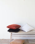 Unari Velvet Cushion | Chalk