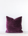 Unari Velvet Cushion | Berry