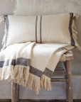 Andas Black Stripe Throw