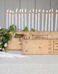 Vintage Wooden Candle Holder
