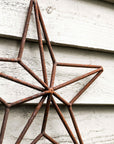 country decor home rusty star