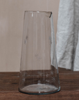 Star Etched Tapered Glass Jug