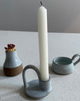 Wee Willy Winkee Candle Holder | Eggshell
