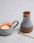 Stoneware Tea Light Cup | Eggshell