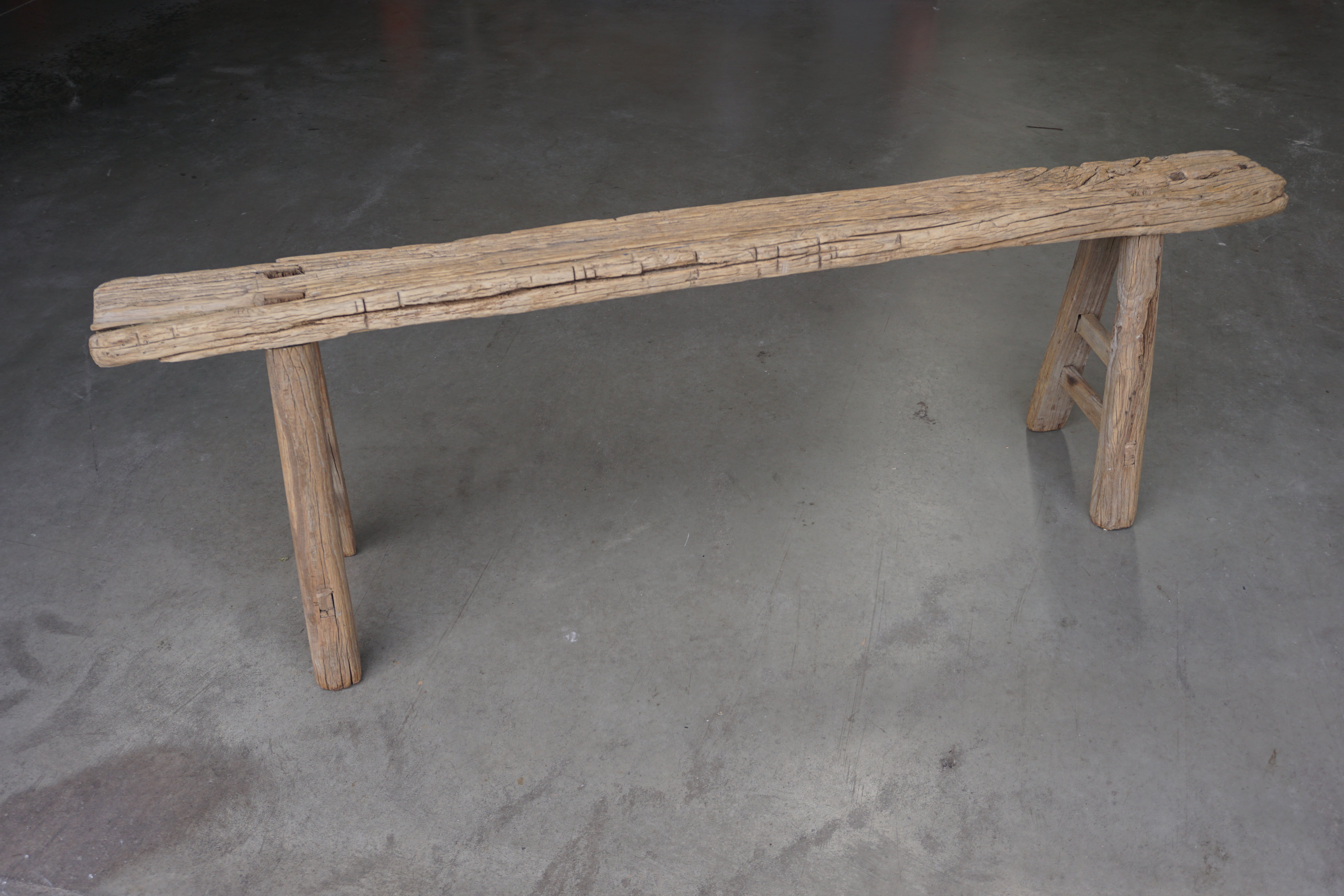 Rustic Reclaimed Bench