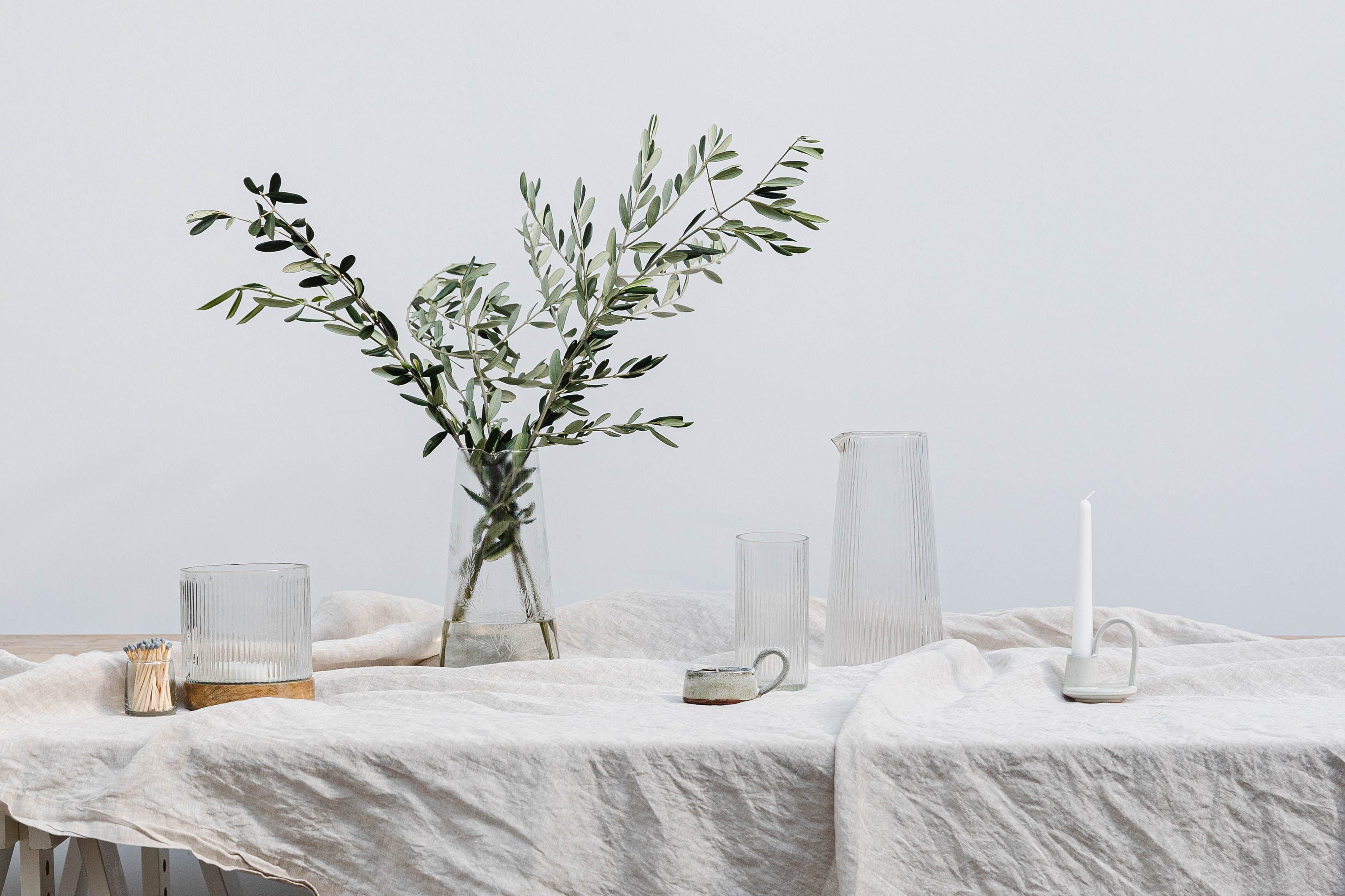 Wee Willy Winkee Candle Holder | Milk White