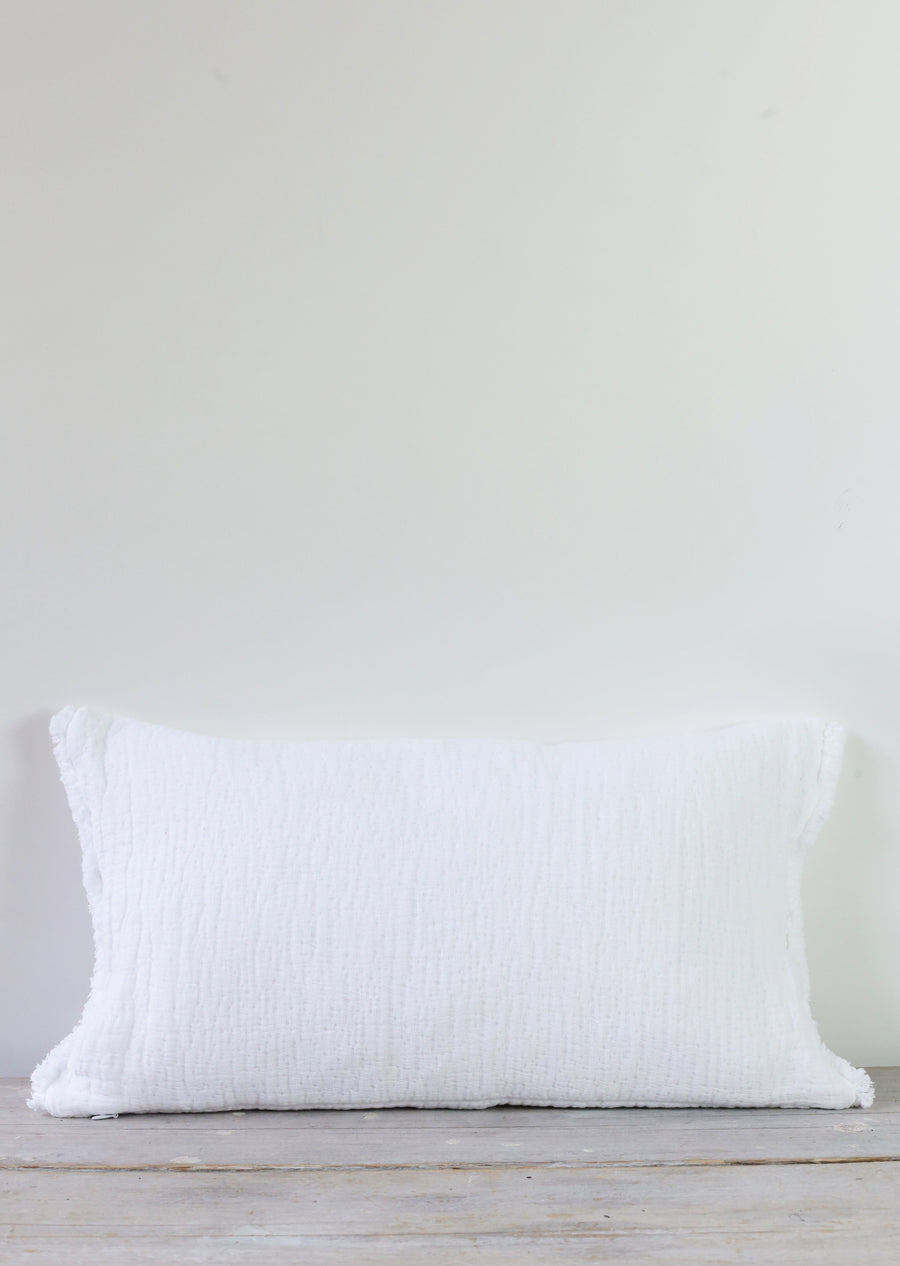 Simo Textured Cushion | Warm White