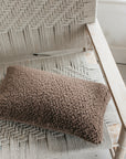 Luft Teddy Fleece Boudoir Cushion Cappuccino