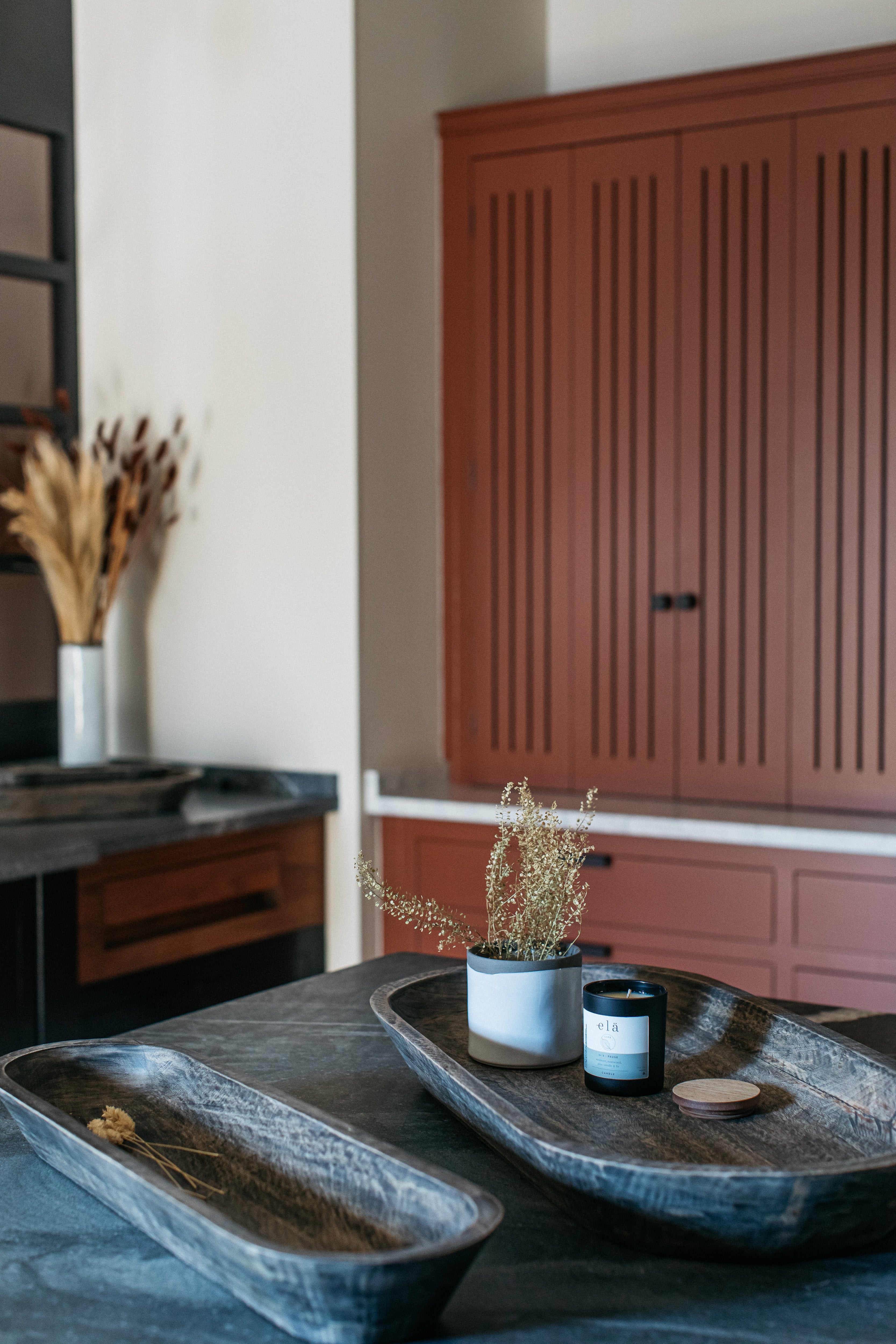 Mo Mango Dark Wash Trough Large