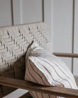 Himmel Terracotta Textured Stripe Cushion