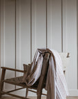 Himmel Terracotta Textured Stripe Throw
