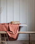 Linen Tablecloth Copper