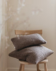 Luft Teddy Fleece Boudoir Cushion Cappuccino