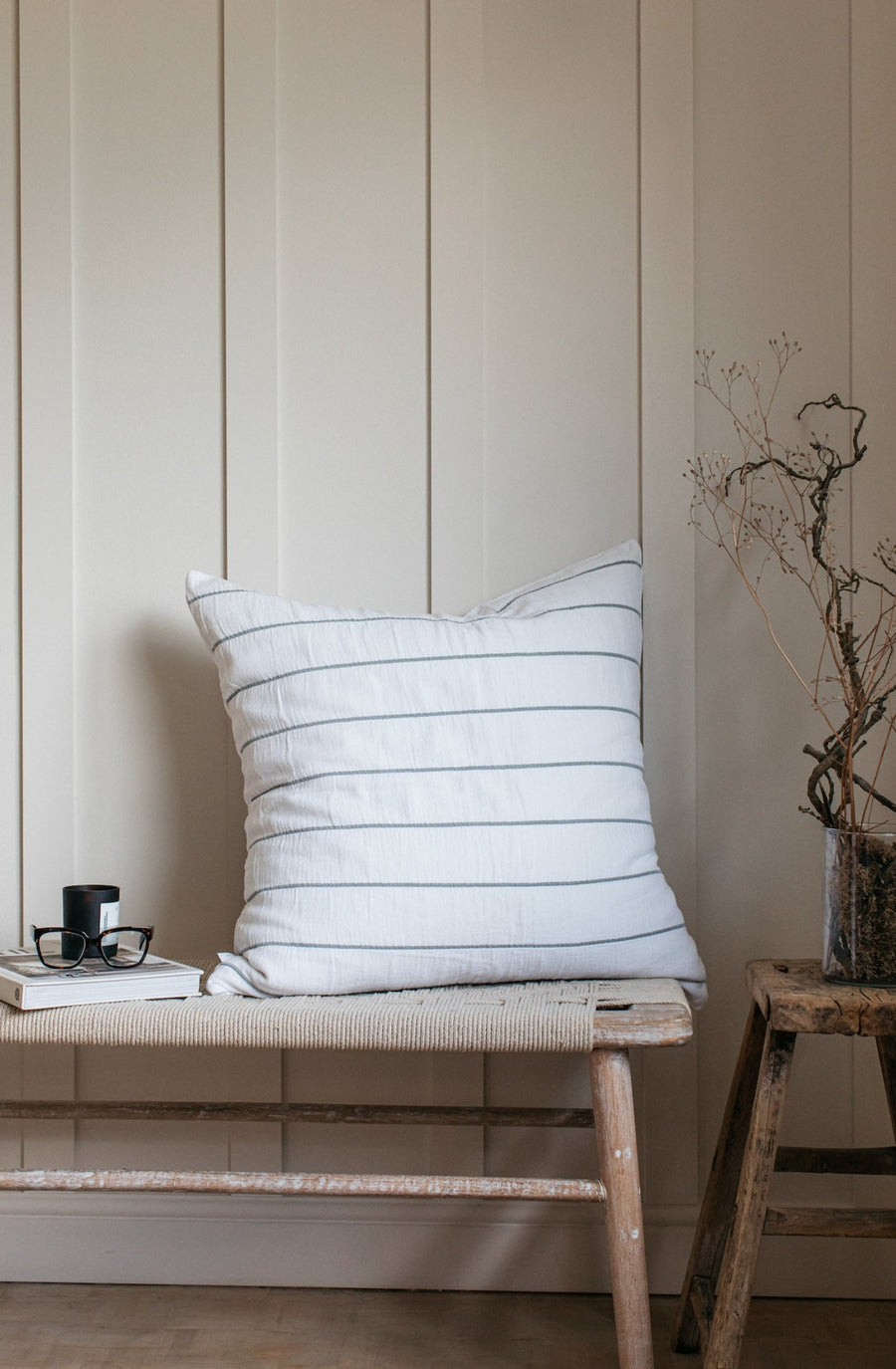 Isen Wide Stripe Pillow